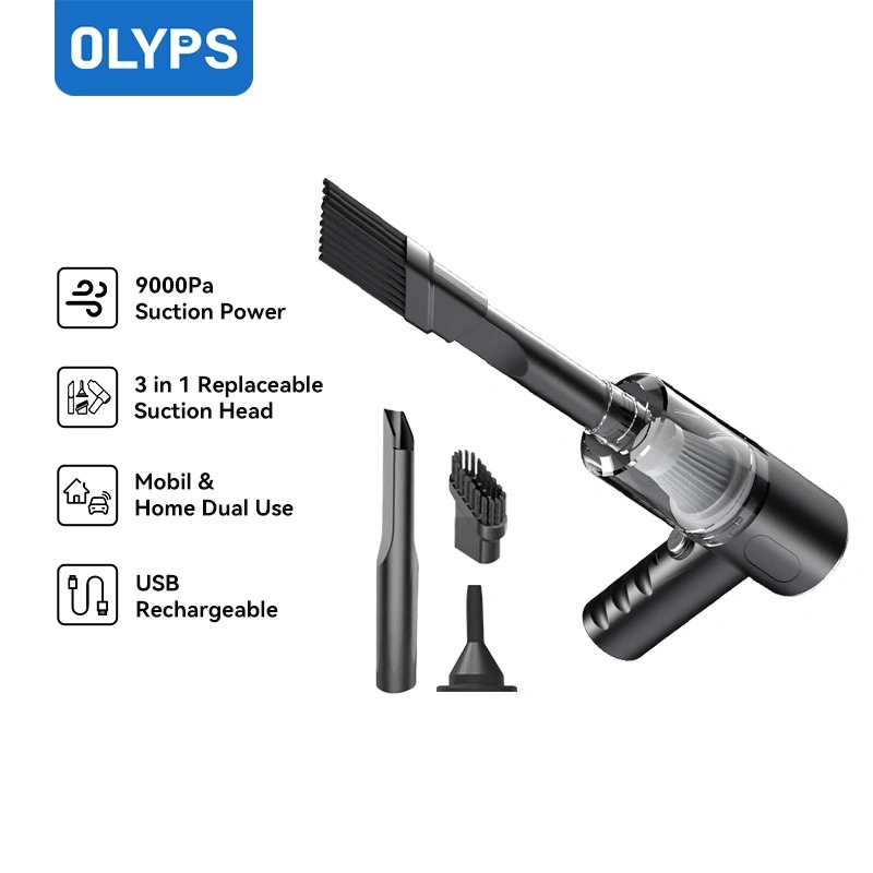 OLYPS Penyedot Debu 9000Pa Wireless Portable Vacuum Cleaner 120W Mobil - AS 228