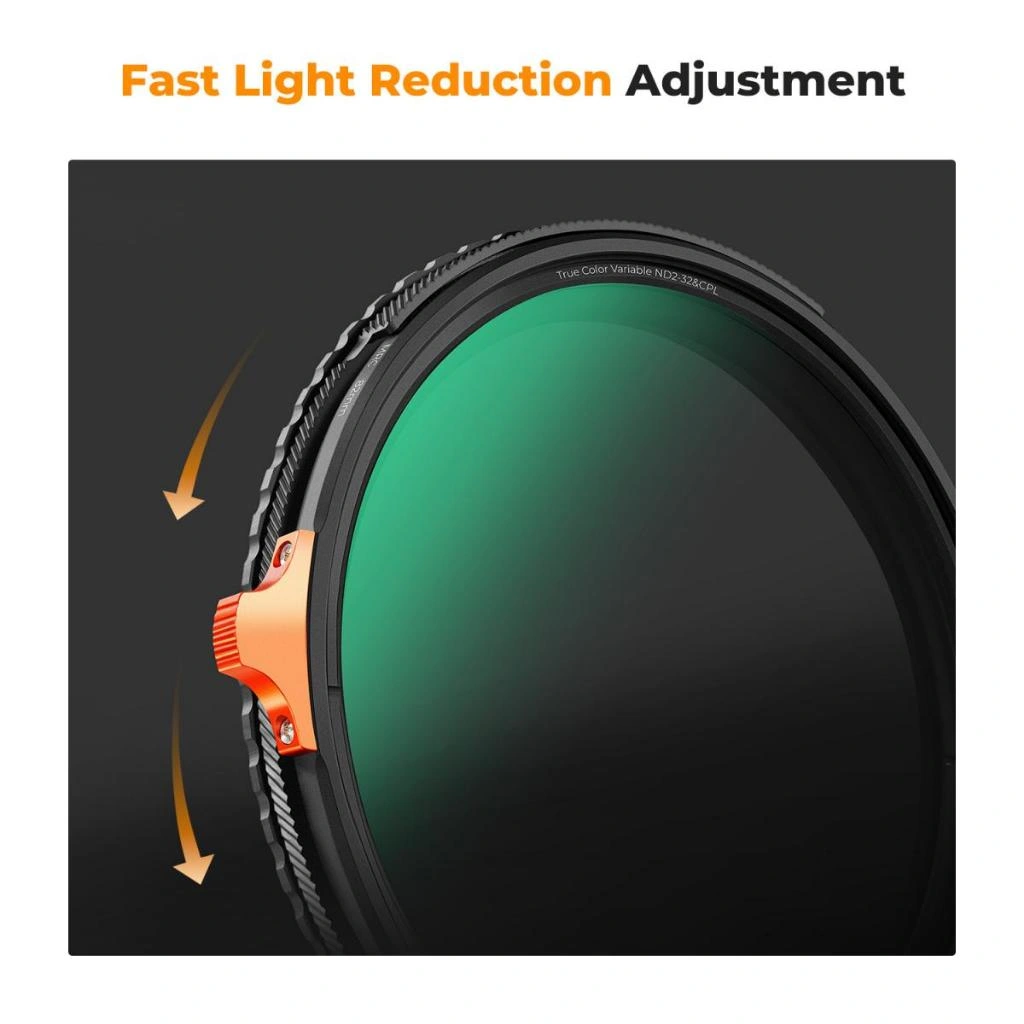 K&F Concept Filter CPL+ND2-32 True color HD waterproof, double polishing, anti-scrach - Camera