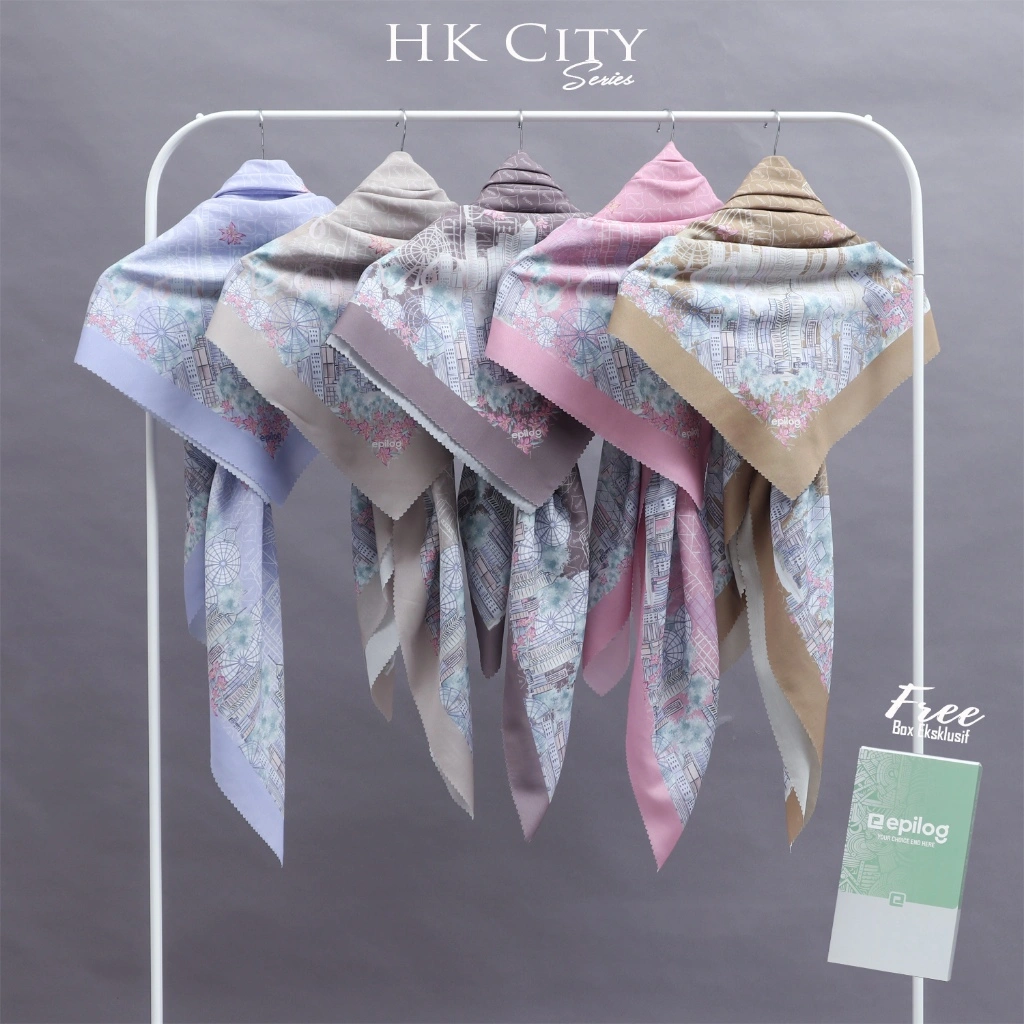 Jilbab Segi Empat Motif Syar'i 130x130 Voal Ultrasoft Premium Free Soft Box