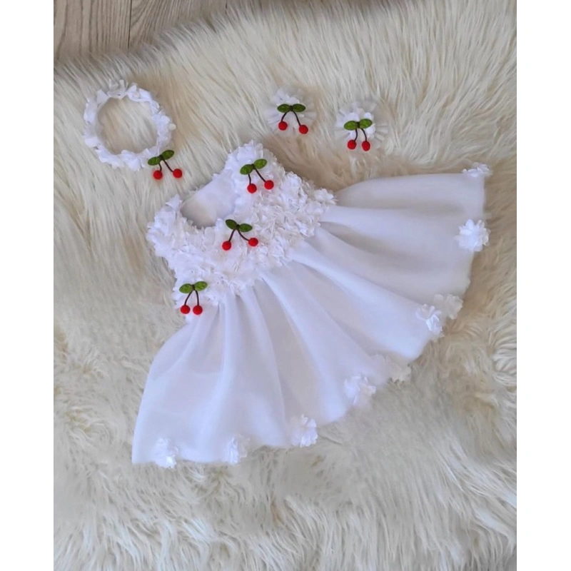 gaun anak gaun cherry