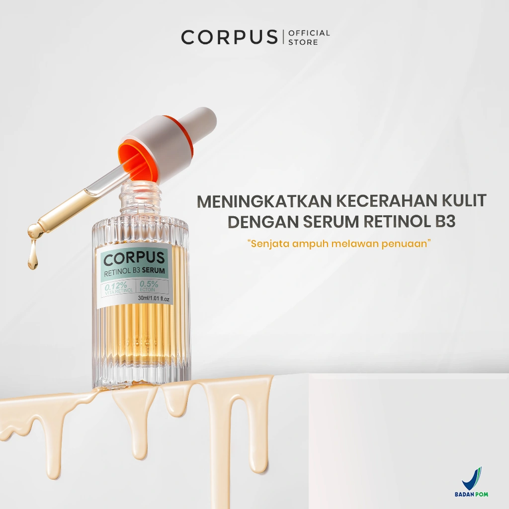 CORPUS Retinol B3 Serum - Anti Aging Menyamarkan Garis Halus