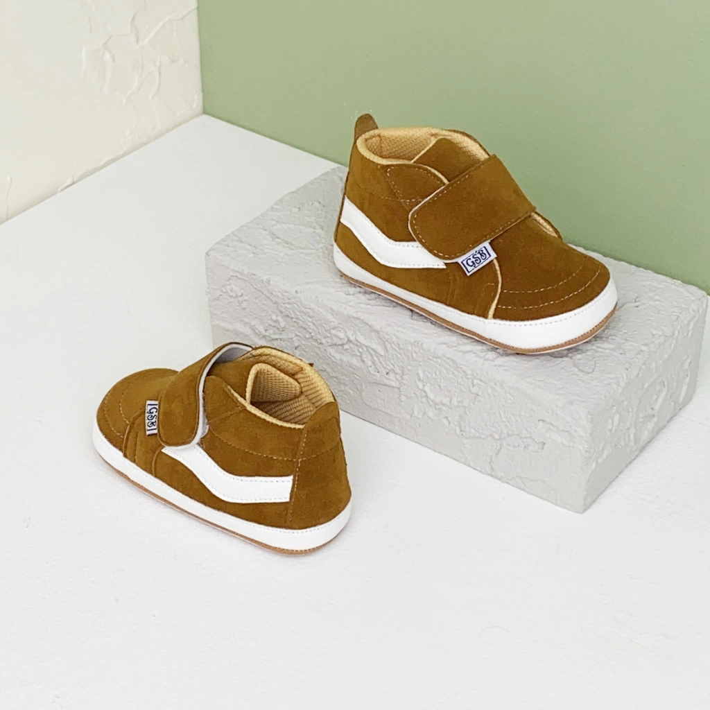 Sepatu bayi Terbaru model Suede Kunyit