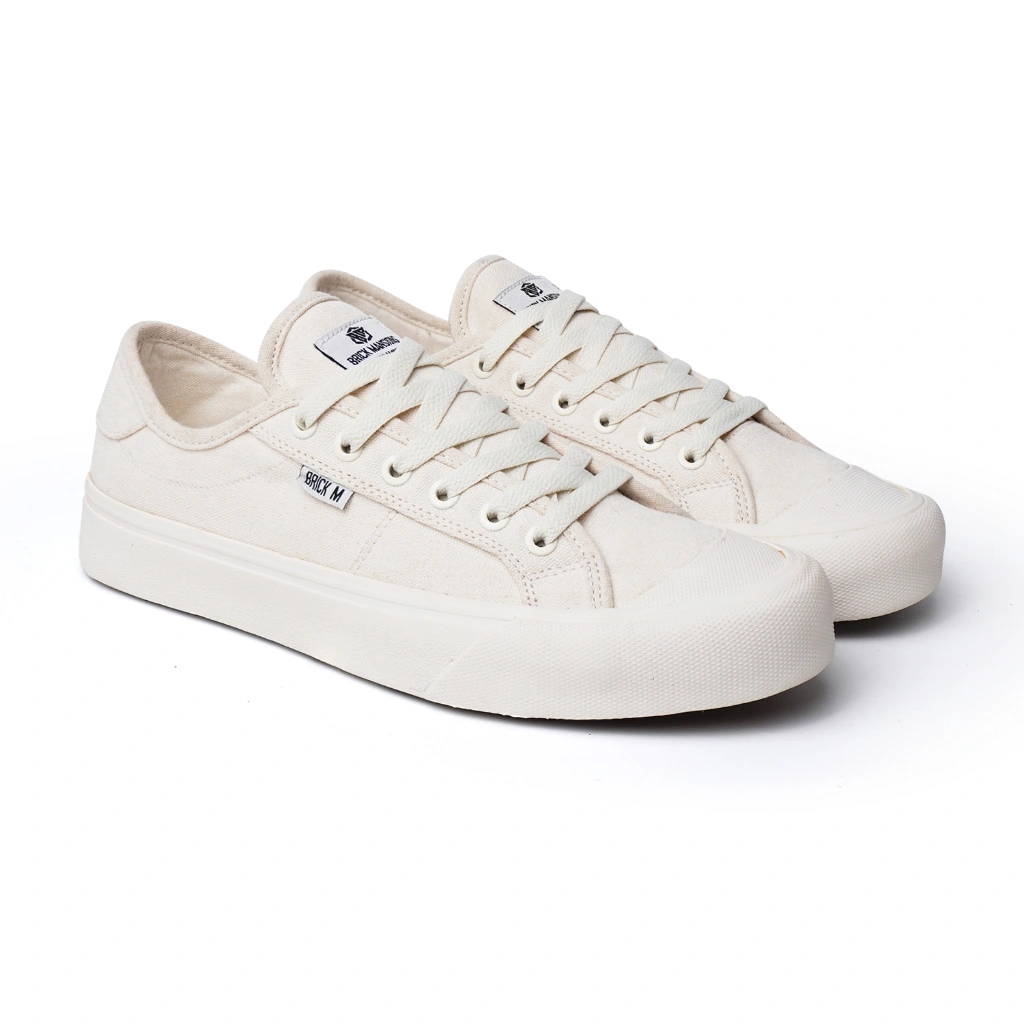 Brick Mansions - Urban Street Off White Sepatu Sneakers Casual Pria Wanita