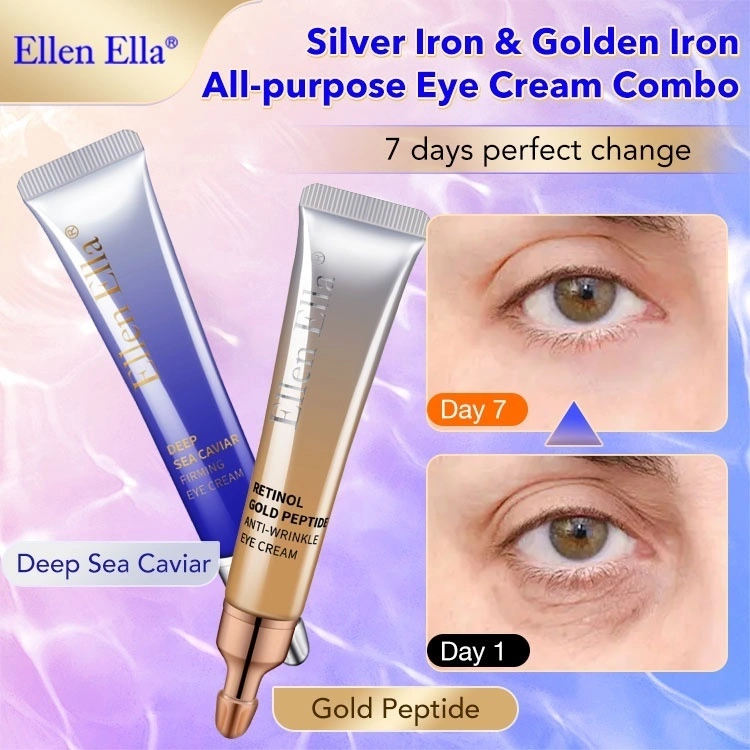 [BPOM] ELLEN ELLA 2PCS Pagi & Malam Eye Cream Set Krim Mata Remove Dark Circles Eye Bags Wrinkles cream mata panda dan kantung mata