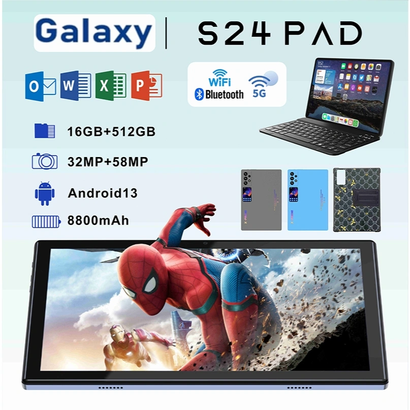 [COD] Ready Stock Garansi Satu Tahun Samsug X-PRIME Tablet murah Baru 11.6 inch (16GB+1TB) PC4-S24 High-definition Computer tablet learning, Entertainment, Office Tablet android 15