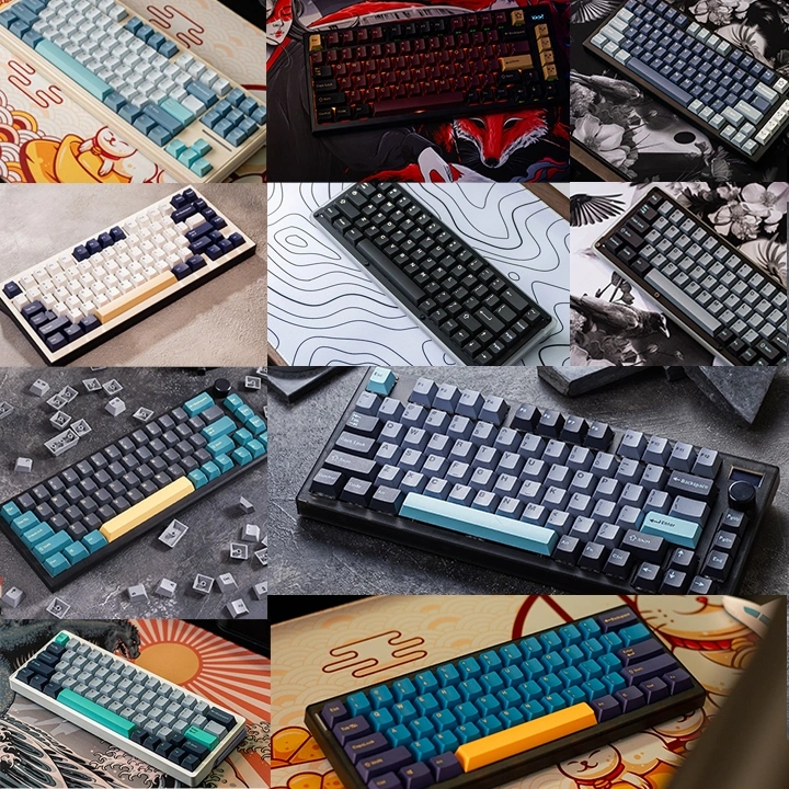 Keycaps Double Shoot Oem Profile Keycap PBT For Mechanical Keyboard 61 64 68 72 75 84 87 96 104 108 TKL Full Size Layout Keys