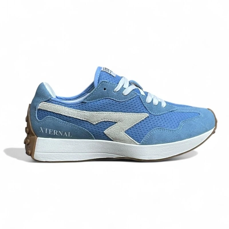 XternalStepSure - Sepatu Sneakers Maxima Biru Casual Shoes Pria Wanita