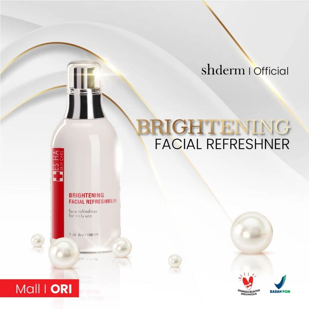 Brightening Facial Refreshner - ES HA Skin Care (Toner Mencerahkan)