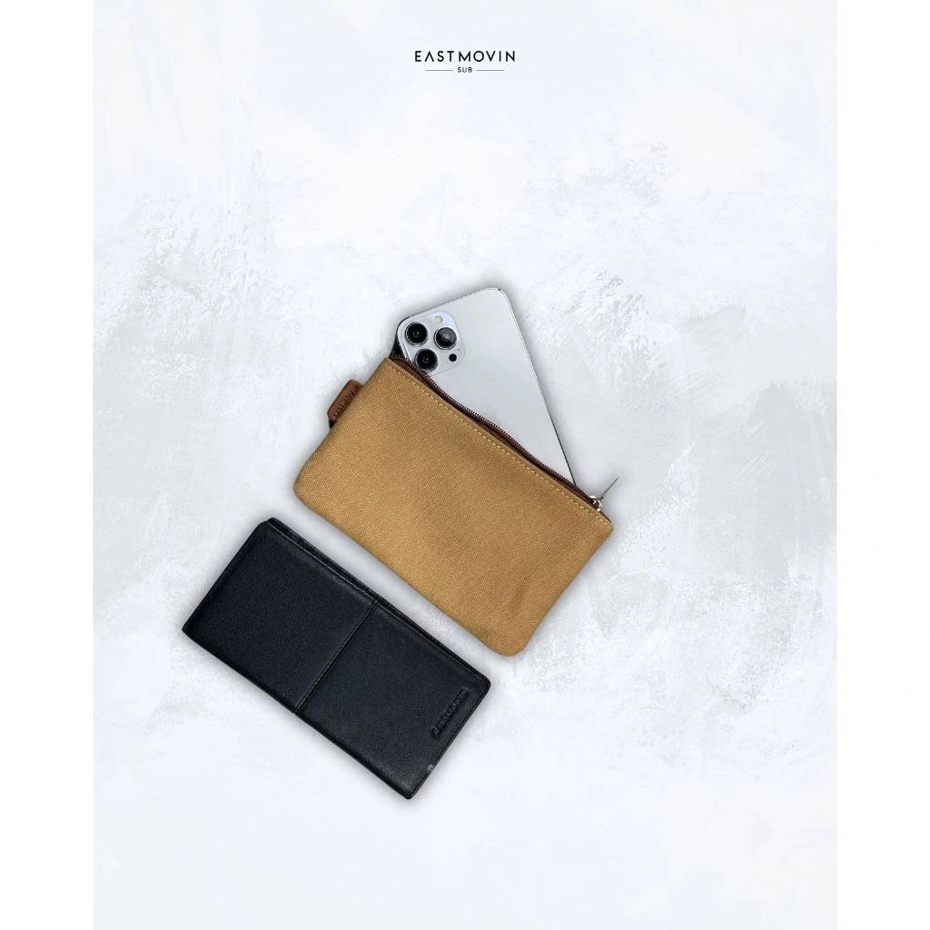 Pouch Dompet Travelling Serbaguna Koin Kabel Organizer Kanvas Belle Pouch By Eastmovin
