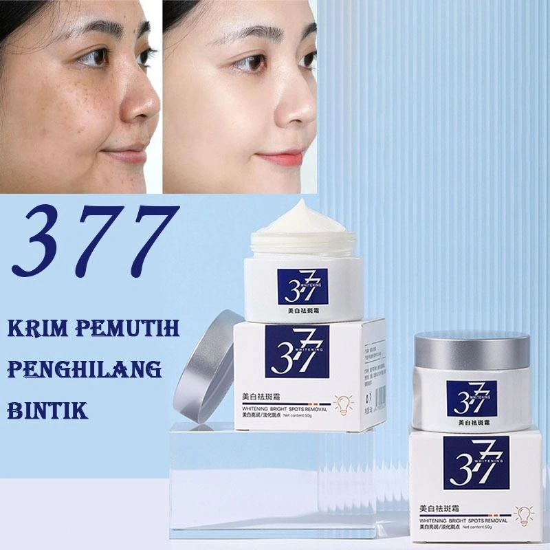 377Pemutih Penghilang Bintik Krim Memudarkan bekas bintik Menghambat melanin Penghilang Bintik Cream