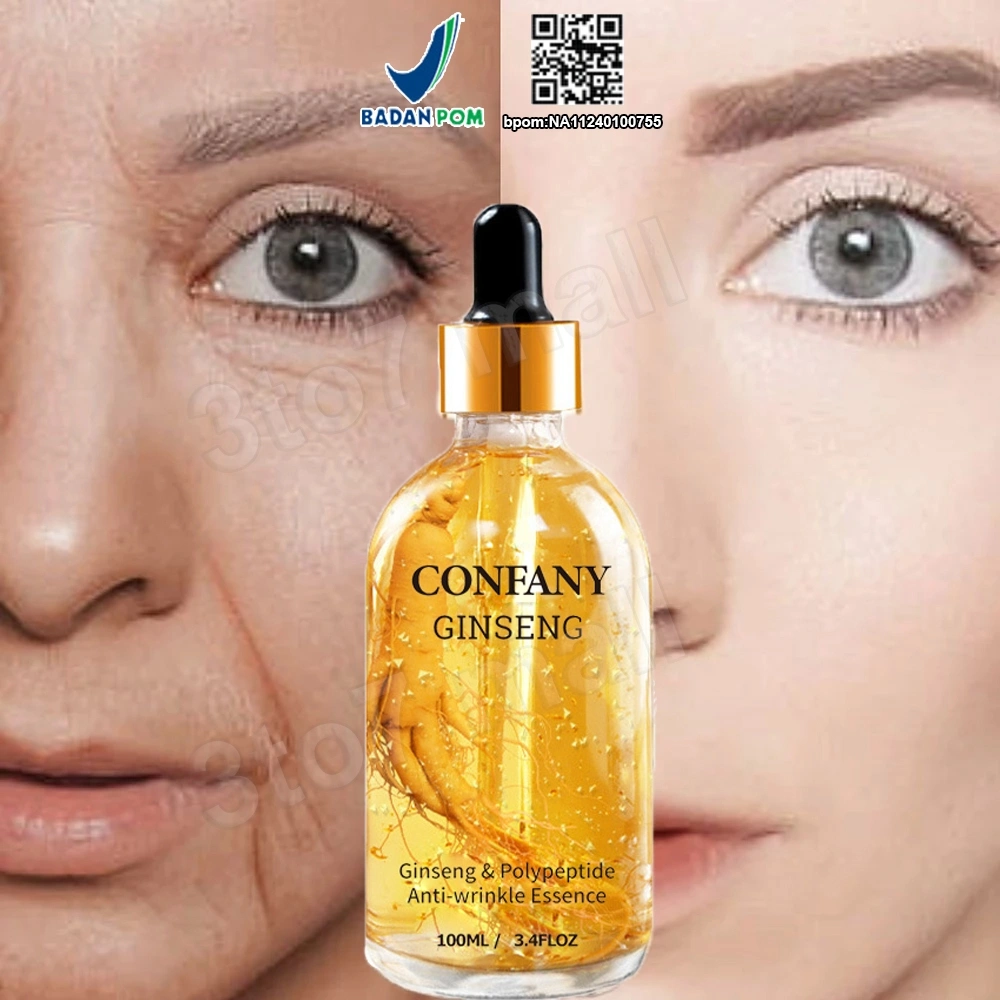 ginseng serum anti aging serum 100ml moisturizer anti kerut ginseng Anti wrinkle Serum ginseng gold peptide Hydrating wajah serum