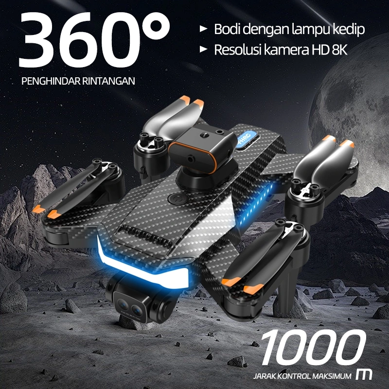 P9 PRO Drone kamera jarak jauh fotografi udara profesional murah dual camera drone premium laki-laki pria ulang tahun kado hadiah