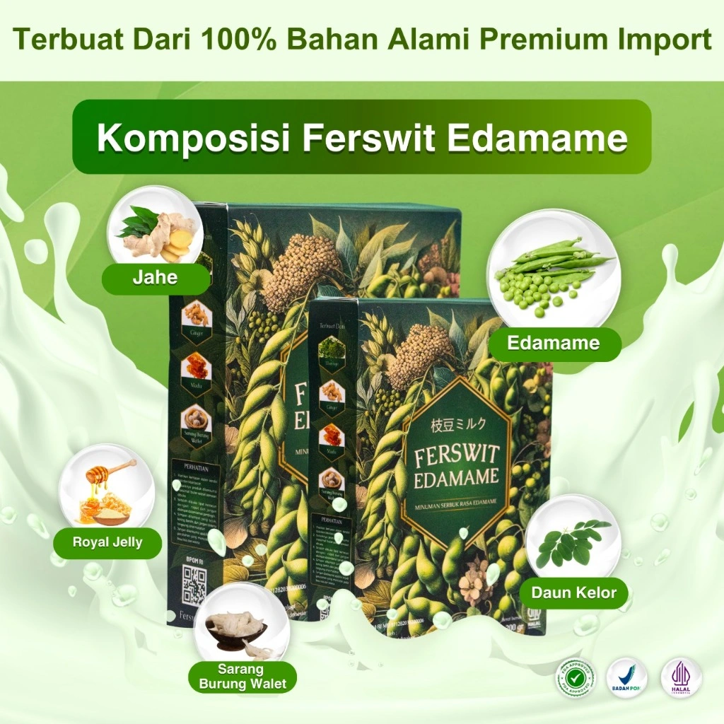 EDAMAME FERSWIT Susu Jepang ALAMI 100% Original