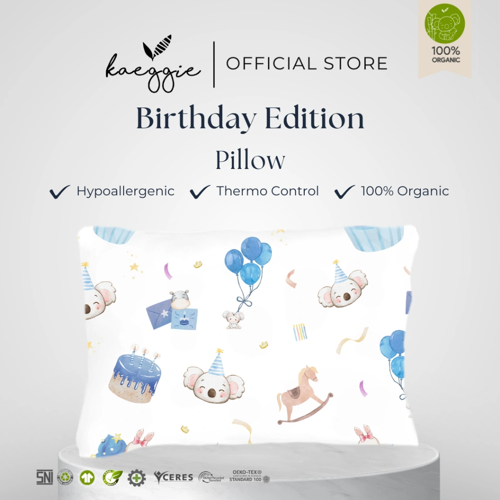 KAEGGIE Pillow Birthday Collection - Bantal Bayi Anak