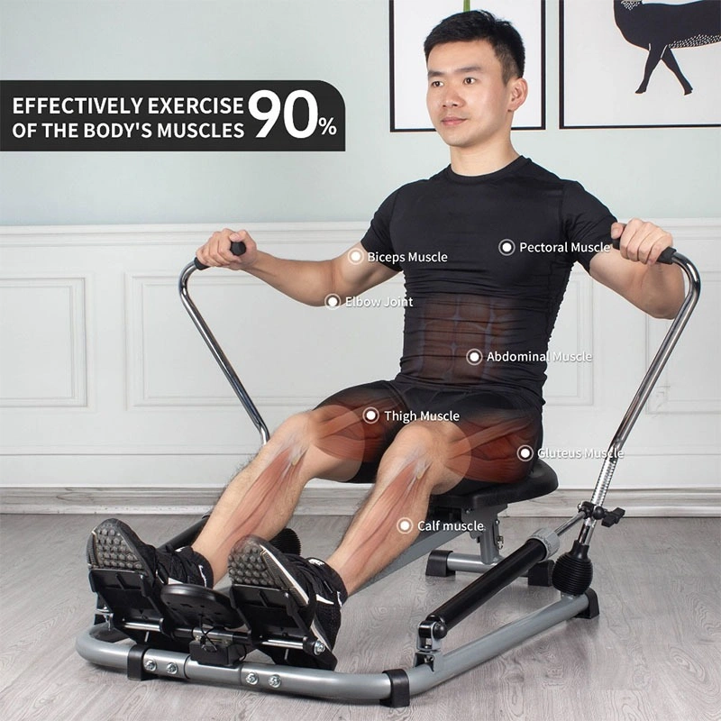 Rowing Machine,Mesin Olahraga Duduk Dayung,Alat Fitness,Alat Olahraga Di Rumah,Home Gym