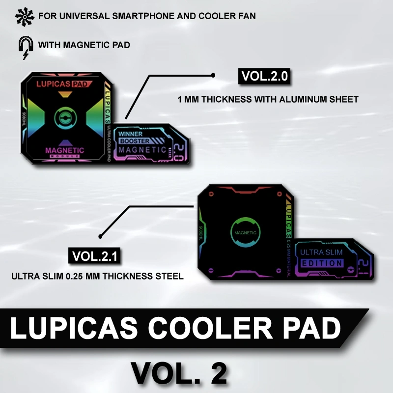 LUPICAS COOLING PAD HEATSINK CHAMBER PENDINGIN SMARTPHONE MAGNETIC PAD VOL.2