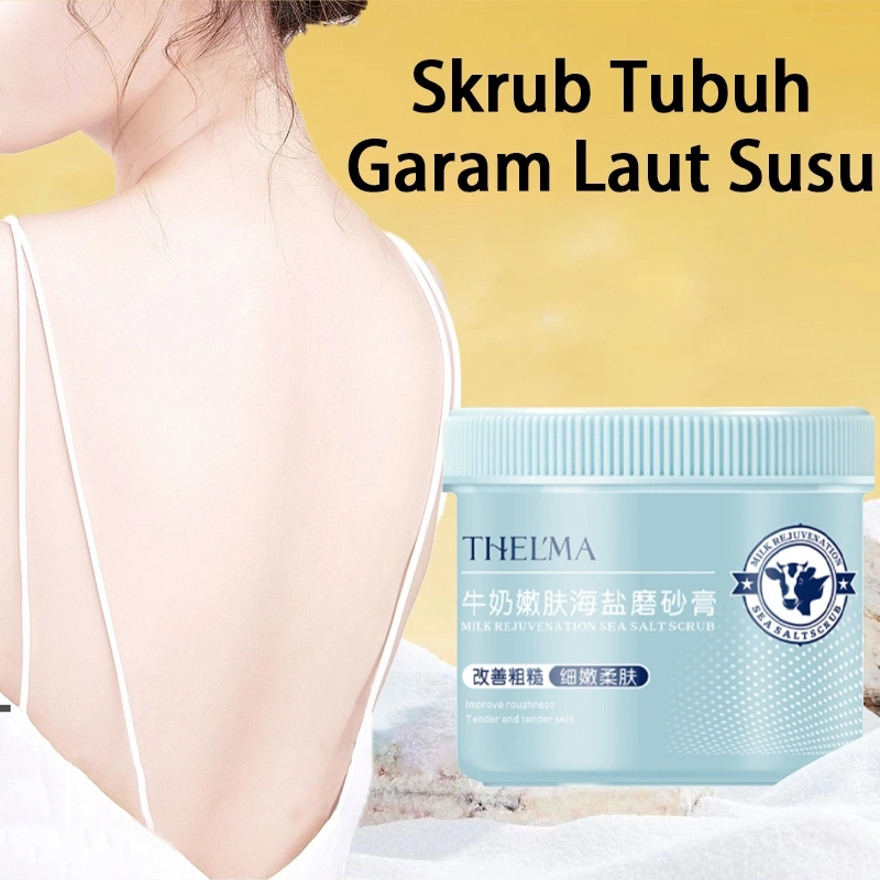 lulur susu pemutih badan 400g Pengelupasan mencerahkan warna kulit pengelupasan kulit