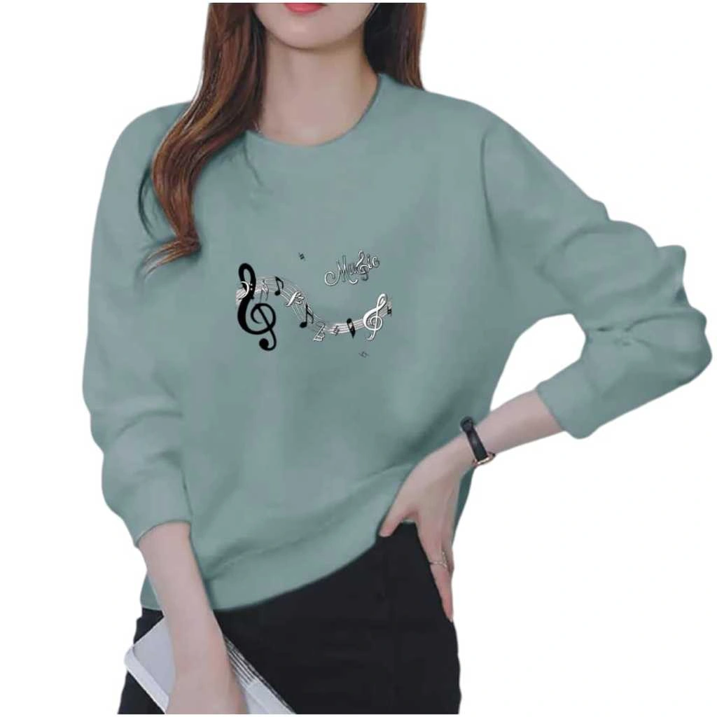 Sweater Wanita Dewasa Lengan Panjang Cantik Kekinian Bermotif  Not Balok