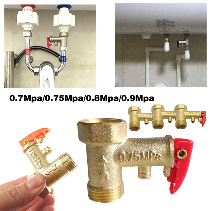 Safety Valve Water Heater Klep Water Heater Pengaman Pemanas Air 1/2 Inch
