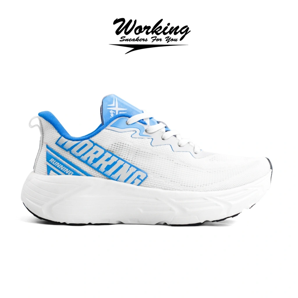 Working Sneakers For You Sepatu olahraga Wanita dan Pria Code Khenzin RN-01 Size 38 - 44