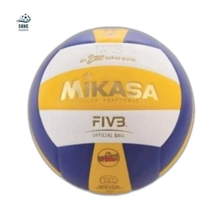 Bola Voli / Volley Ball Mikasa MV2200 Super Gold Original Impor Thailand Bahan Lembut Tidak Panas di Tangan
