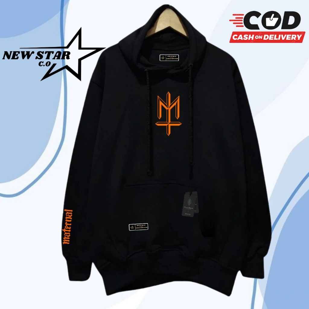 Hudie Switer Pria Wanita Original Distro Oversize Maternal Orenge Terbaru Sweater Hoodie Cowok Cewek Style Kekinian Brand Lokal Bandung Size M L XL XXL Bisa Cod