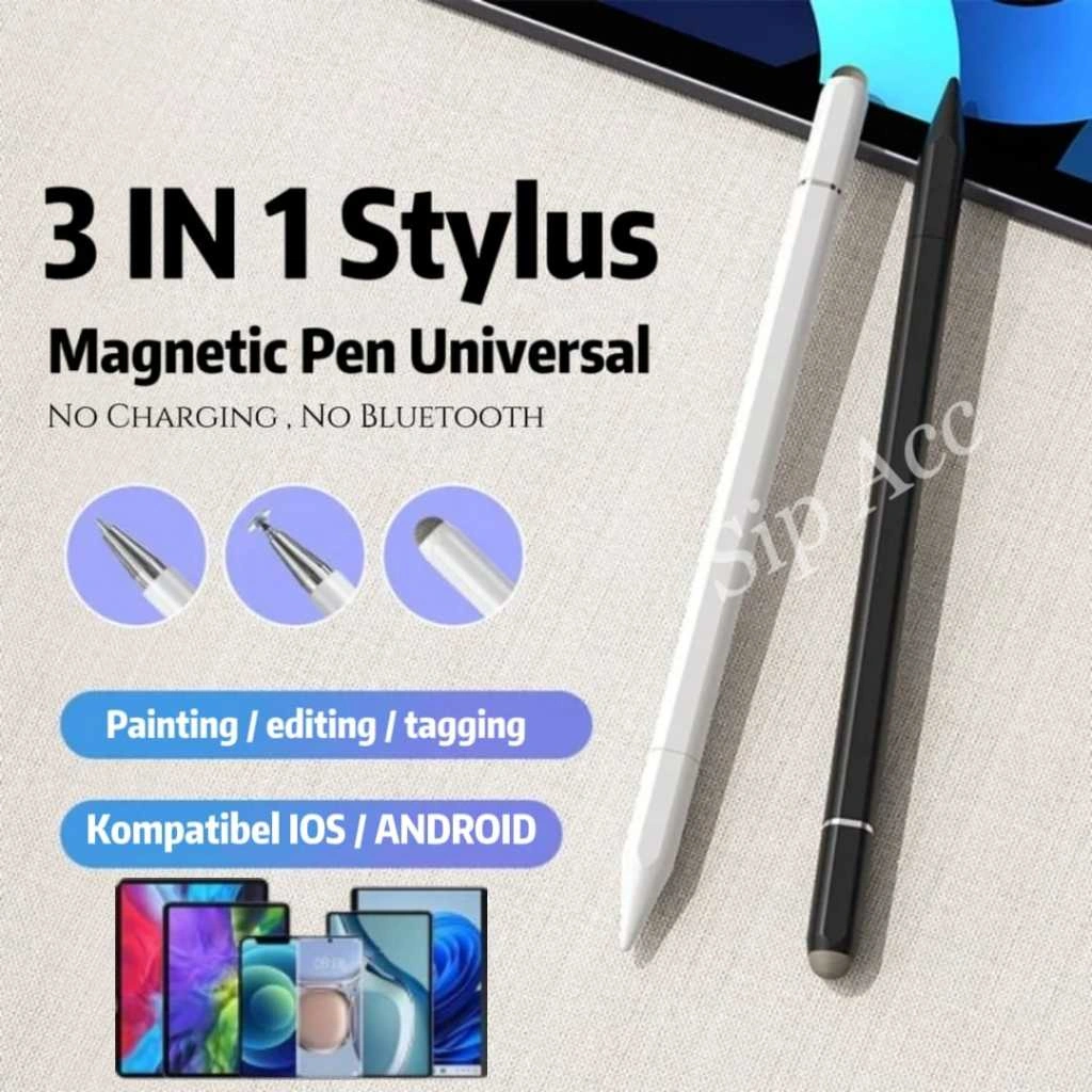 Stylus Pen Universal Capacitive Stylus Touch Screen For Ipad Android Tablet Samsung Huawei IOS | Xiaomi Smart Pencil Stylus Magnetic Pen