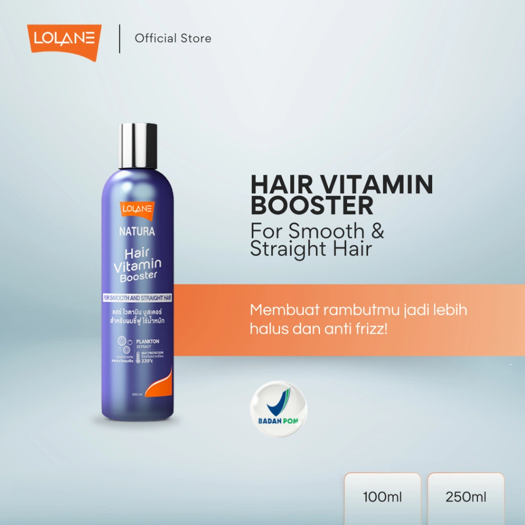 Lolane Hair Vitamin Booster For Smooth & Straight Hair | Leave in Conditioner | Leave in Cream | Heat Protection