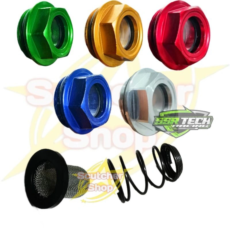 [ MODEL BARU ] Tutup Filter Oli Mesin Transparan Beat Vario Scoopy PCX Adv Fazzio Mio J Mio GT Mio Soul XRide Fino Kunci 27