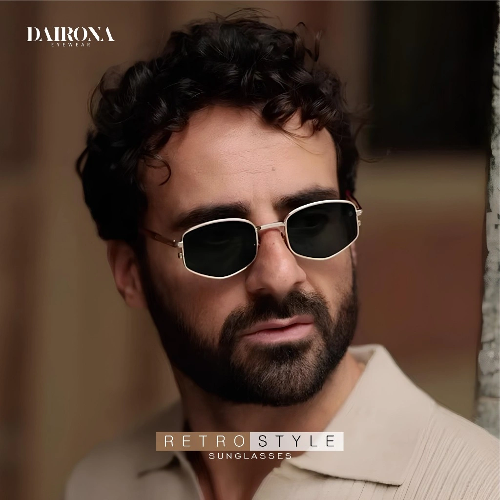 Dairona Eyewear Kacamata Hitam Sunglasses Polarized Bahan TR90+Metal Anti Silau /Anti UV400 Fashion Pria Kekinian 19016