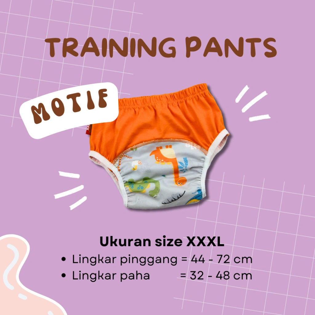TRAINING PANTS CELANA LATIHAN PIPIS KLODIZ SIZE XXXL