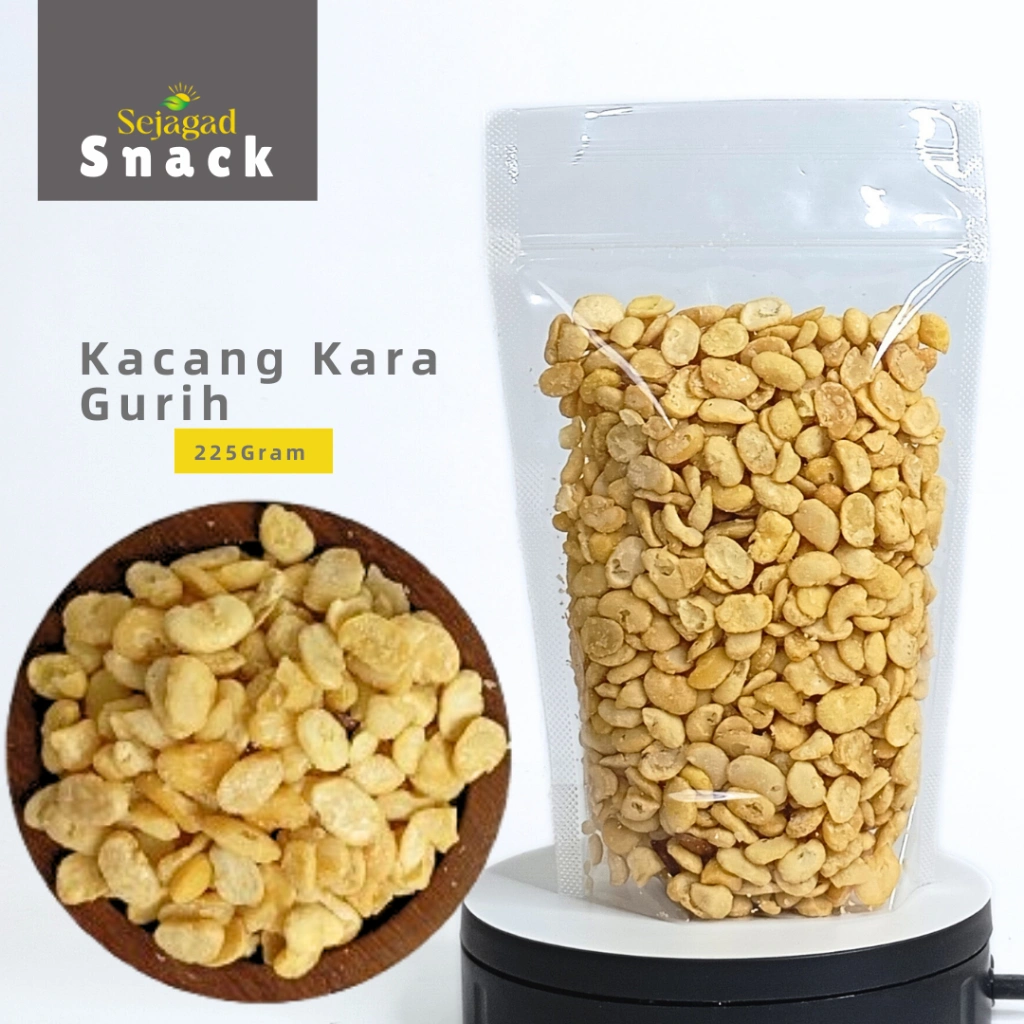 Sejagad Kacang Kara Gurih Cemilan Kacang Kara Snack Camilan Kacang Koro Gurih 225gr