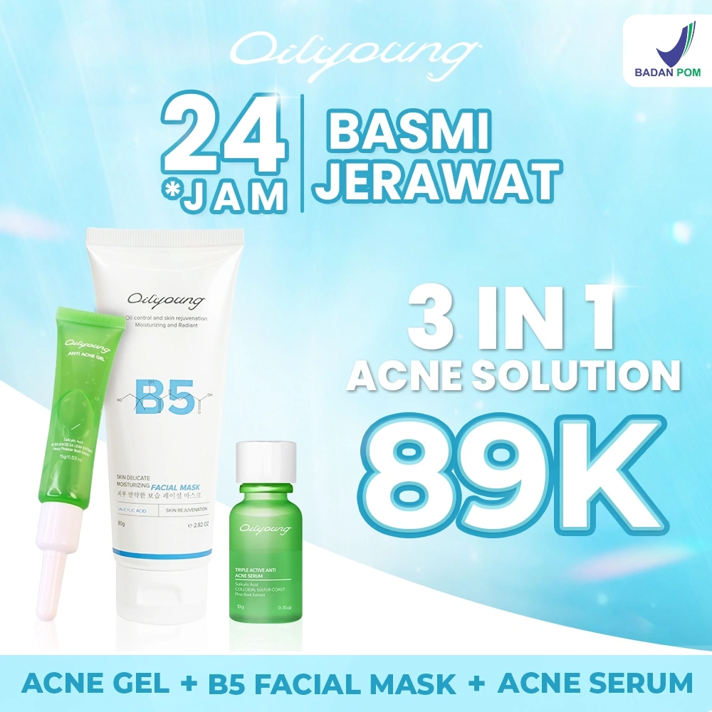 Oilyoung Acne jerawat Acne Serum Jerawat BPOM spot care acnes obat sulfur totol jerawat wajah punggung - Salicylic Acid dan Niacinamide Mengeringkan Jerawat Mengempiskan Dengan Sulfur Bisa Untuk Kulit Sensitif acne cream jerawat treatment series
