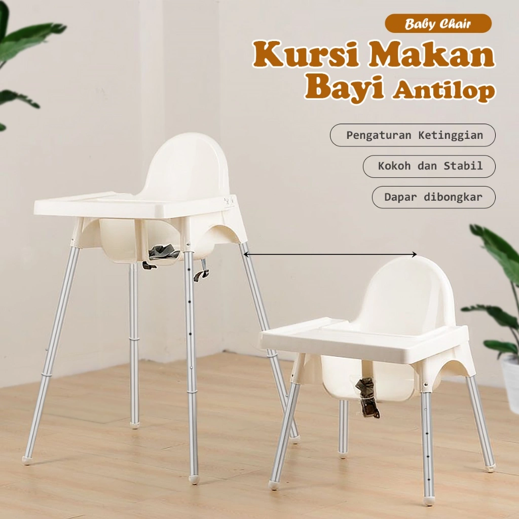 Kursi Makan Bayi Baby Chair Bangku Makan Anak Bisa Menyesuaikan Ketinggian Kursi Makan Bayi Sugarbaby /A03A.3B