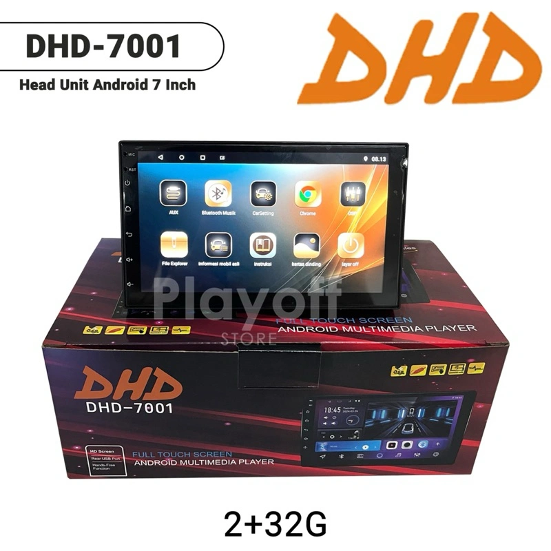 Carplay Head Unit ANDROID 7 INCH Double Din DHD-7001 GPS Mirrorlink Bluetooth