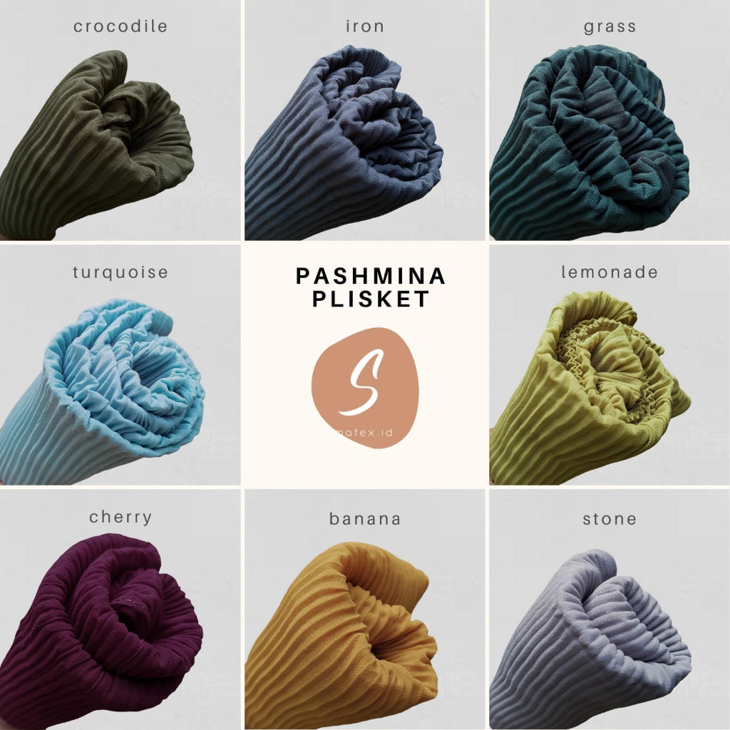 (PROMO) Termurah Hijab Mix Voal Watersplash / Pasmina Diamond / Pasmina Babydoll Plisket