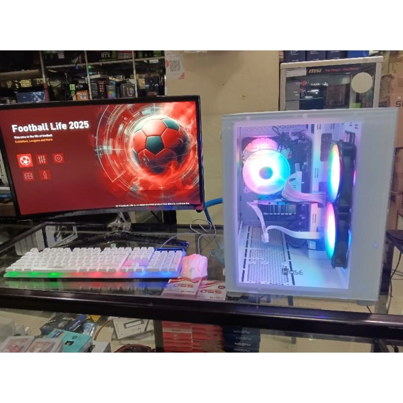 Paket cpu lengkap core i5 gen 4 led 24 full HD vga 8gb