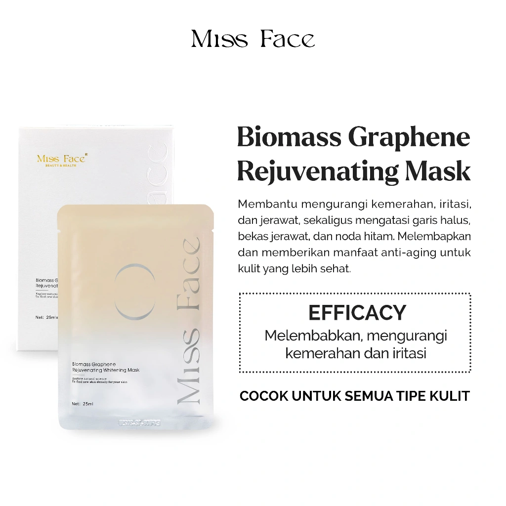 Miss Face Sheet Mask Graphene 1 Box (5Pcs)