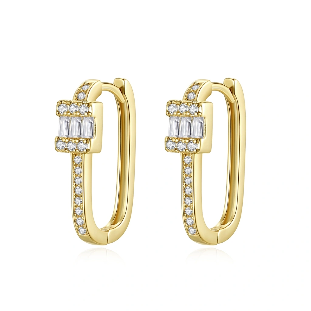 Kke Anting Modis Anting Berlian Titanium Emas 18k Aksesori Wanita GD097