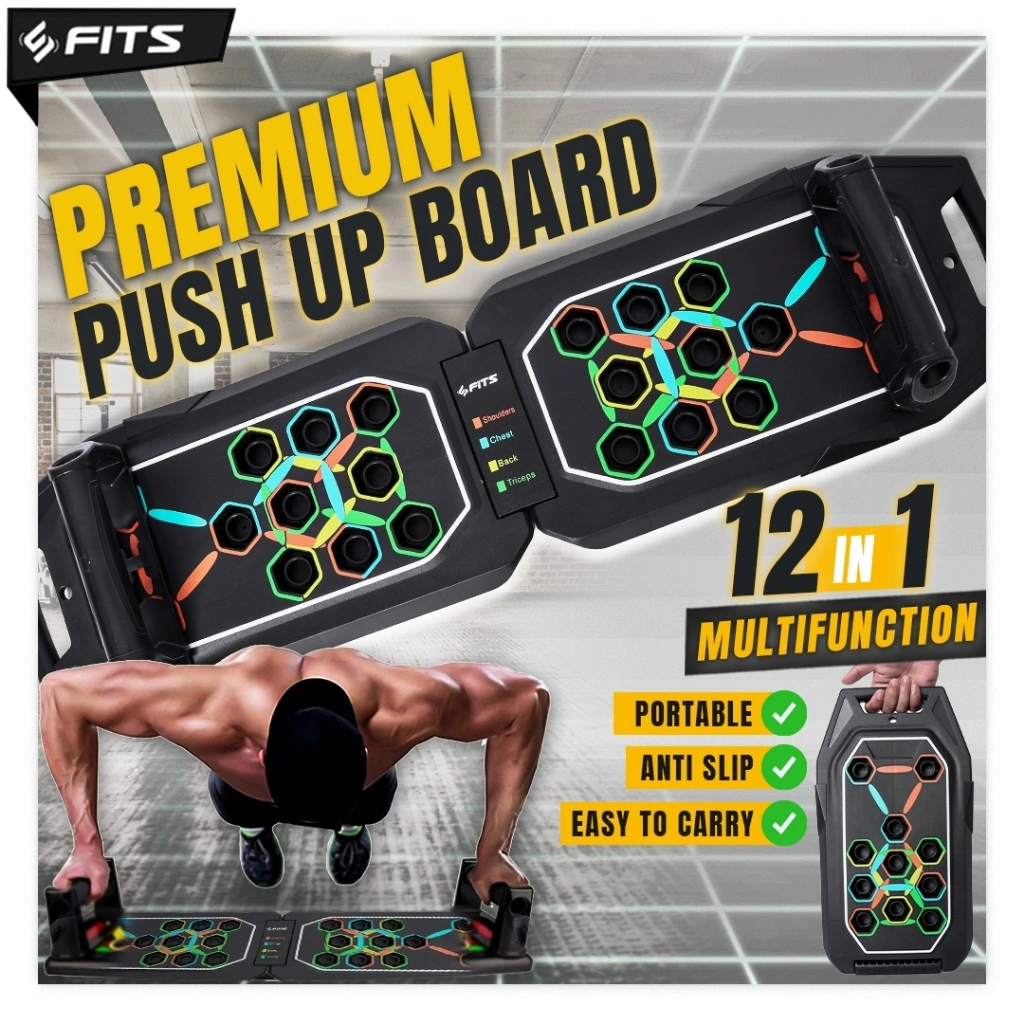 SFIDN FITS Push Up Board  Papan Push Up Support Portable