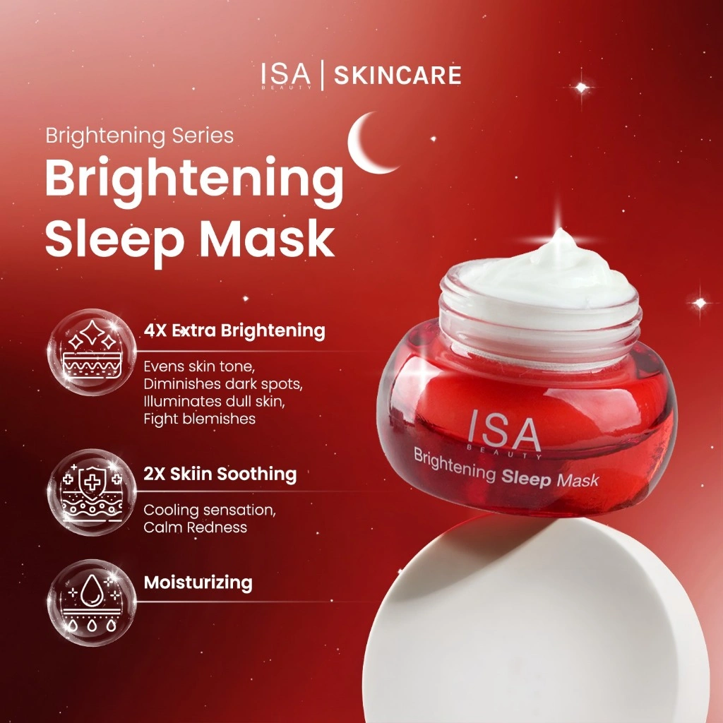 TERBUKTI MEMUTIHKAN SEKALI PAKAI - Night Cream Brightening Whitening & Glowing Pelembap