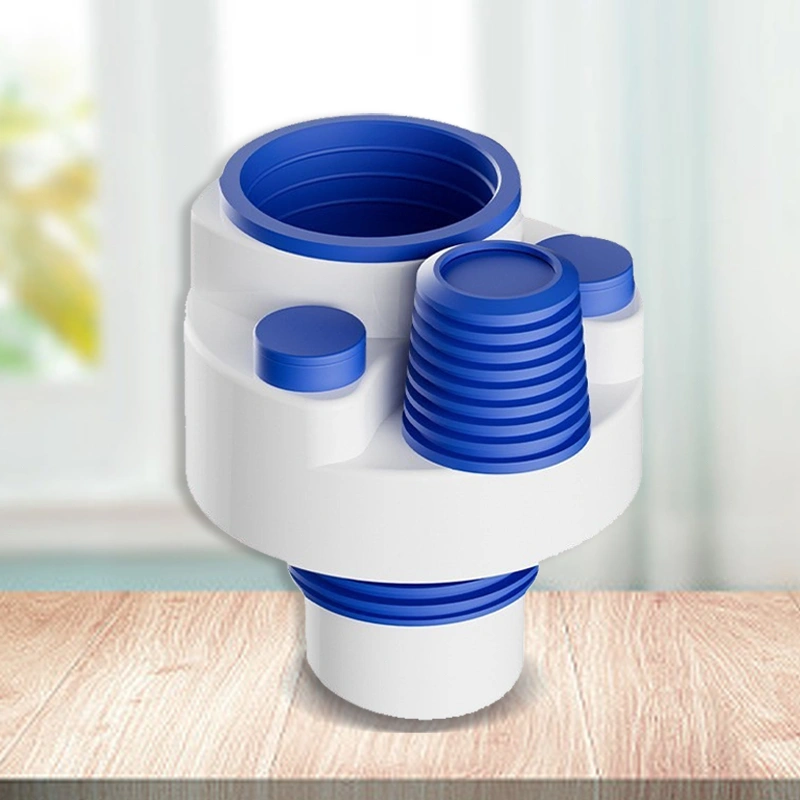 Konektor Pipa Pembuangan Dapur 4 Lubang Anti Bau Floor Drain Anti Kecoa Universal Connector Selang Floor Drain Mesin Cuci