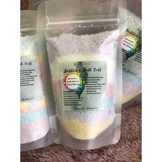 Bubbling Bath Salt Powder Warna Cotton Candy Mandi busa Bubble Bisa buat Anak dan Dewasa
