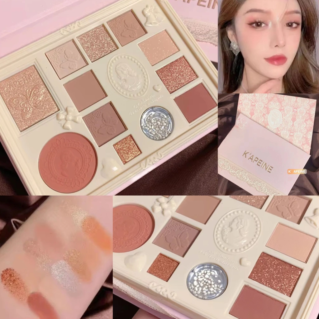 K'Apeine Eyeshadow Princess Pinky Eyeshadow 12 Warna Kapeine Eye Shadow Glitter Matte Eyeshadow Korea Eyeshadow Palet Eye Shadow K'apeine.