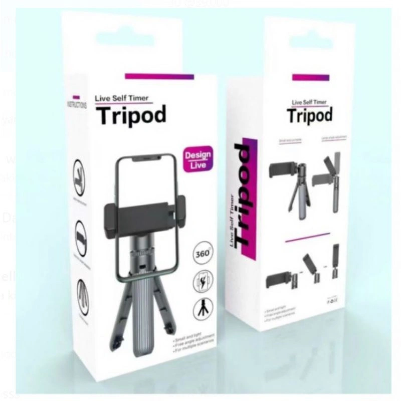 TRIPOD LIVE SELF TIMER MOBILE PHONE 360 DEGREE ROTATION TRIPOD STAND