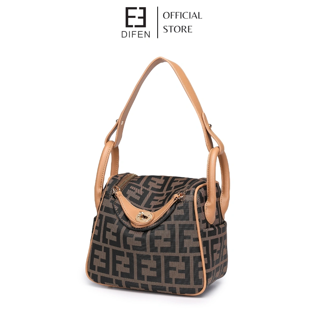 DIFEN Tas Selempang Wanita tas wanita terbaru 2025 Handbag Bentuk Bantal shoulder bag