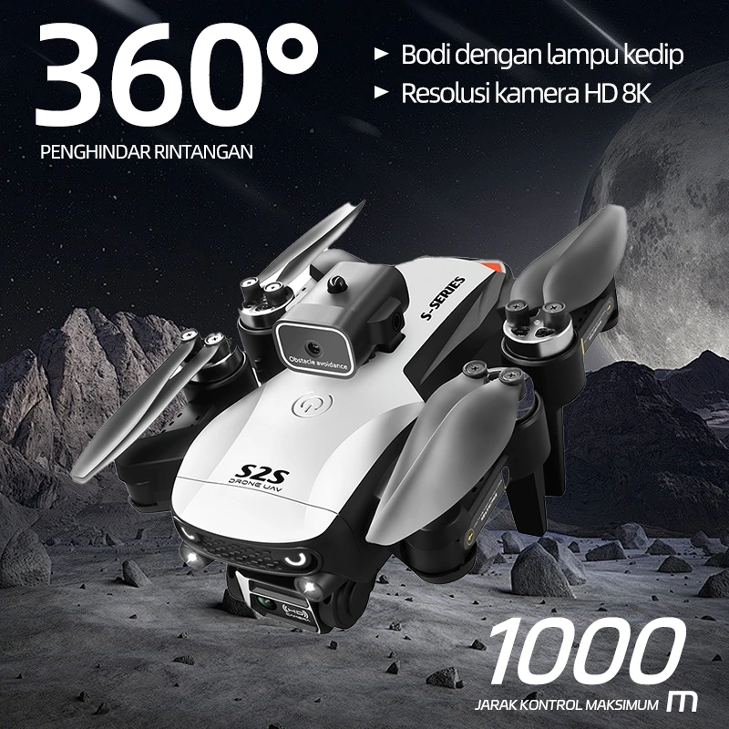 ✅✅✅S2S Drone kamera jarak jauh fotografi udara profesional murah dual camera drone premium laki-laki pria ulang tahun kado hadiah