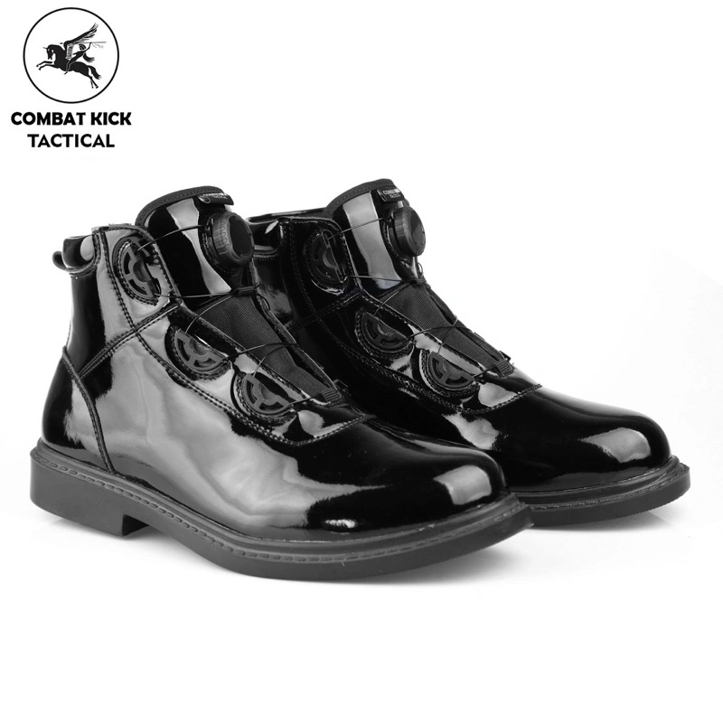 Sepatu PDH TNI POLRI pria tali putar 6inc COMBATKICKS
