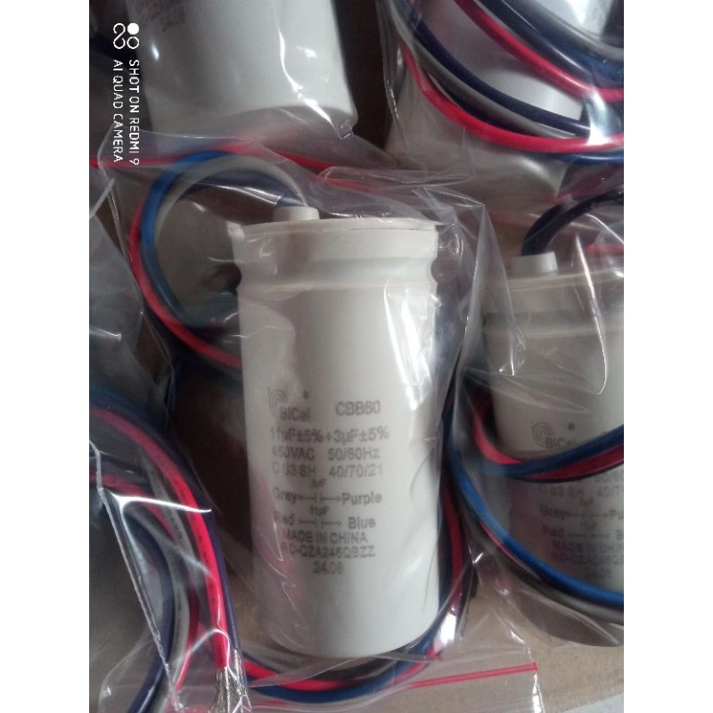 Kapasitor Mesin Cuci SHARP 2 Tabung 11uf+uf original