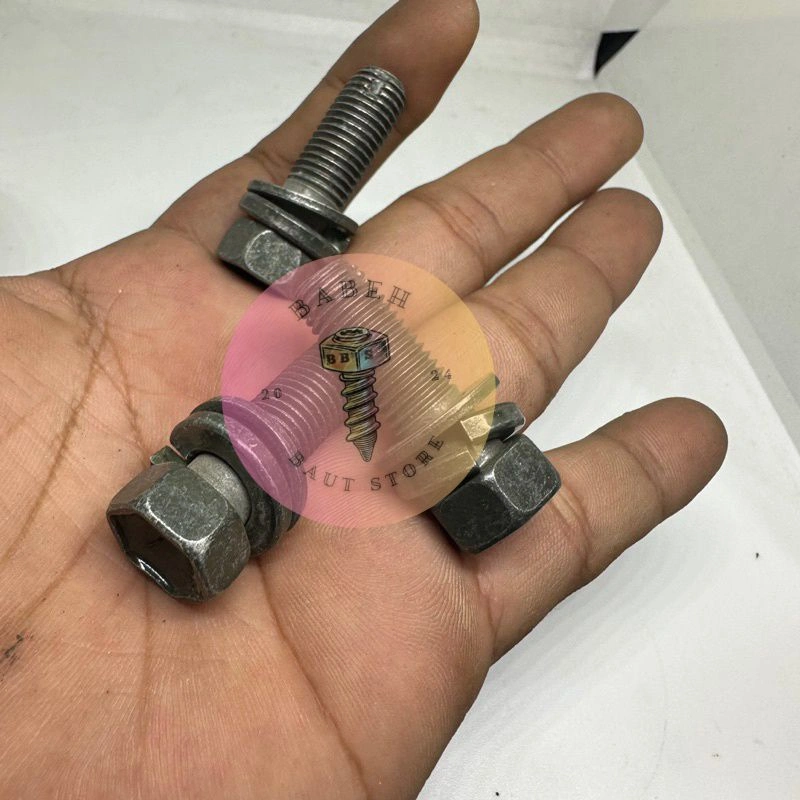 BAUT JOK TOYOTA UNIVERSAL BAUT M10 X 25 BAUT 14 DOUBLE RING PANJANG 2,5 CM